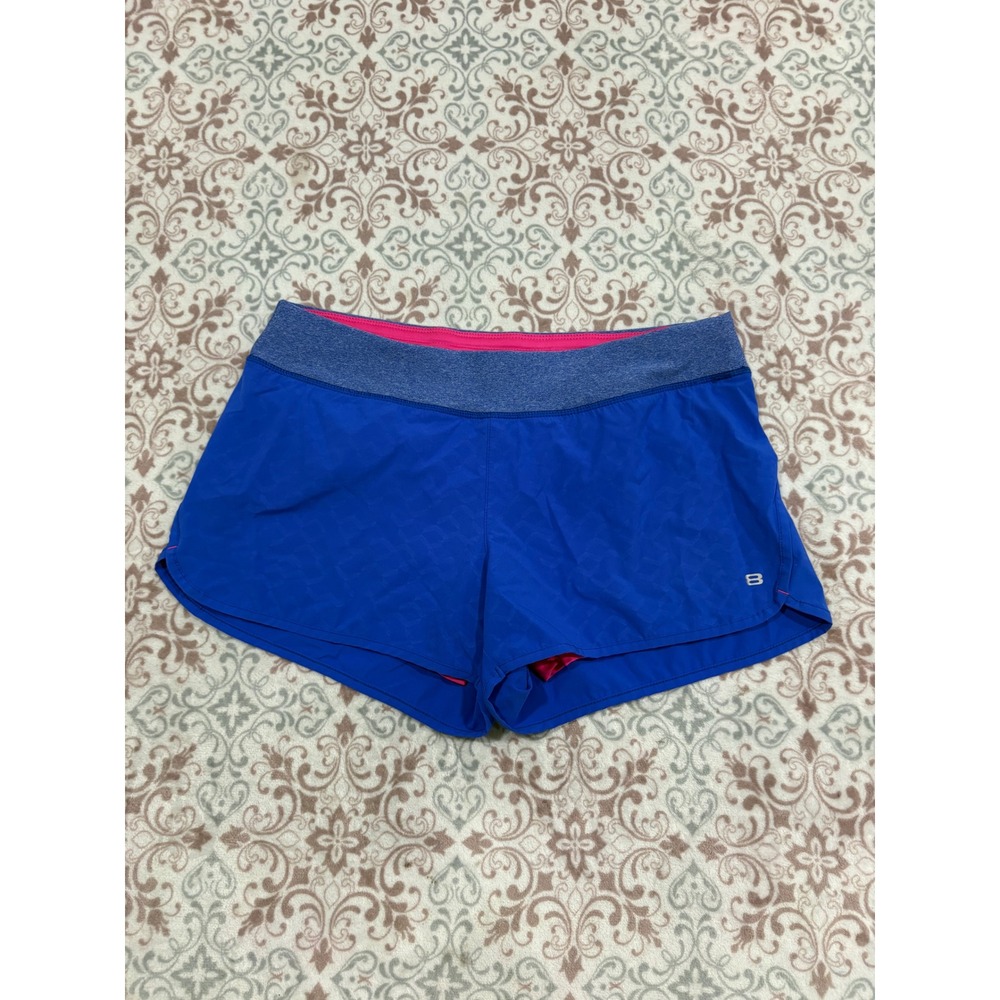 Layer 8 Performance Qwick-Dry Blue Running Shorts Women Large Gym Athletic